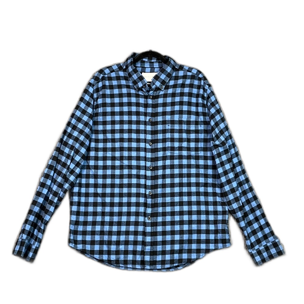 Goodfellow & Co Standard Flannel Shirt Mens XL Plaid Button Down Gorpcore Grunge